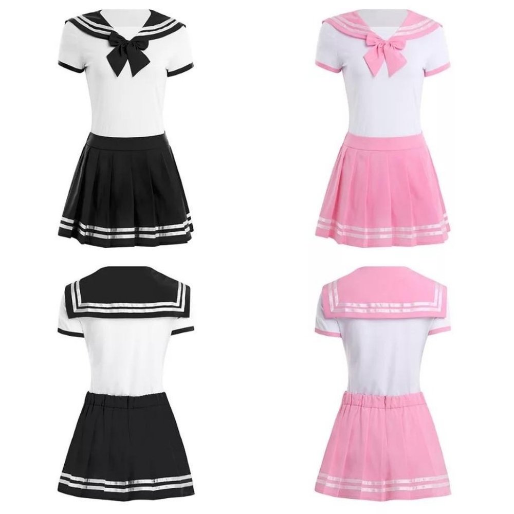 Cosplay anime Sailor Set - Pink costume pink or black